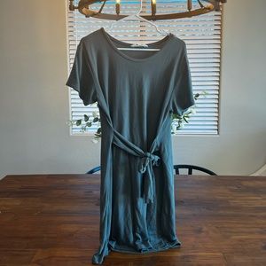 Moss tie dress